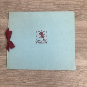 Aston Villa 1957 Seasons Greetings Christmas Card.  vgc for sale on Ebay