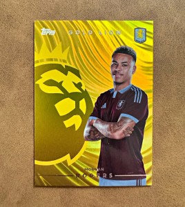 Topps Premier League Morgan Rogers Aston Villa Gold Lion Insert Card #GL4 26/27 for sale on Ebay
