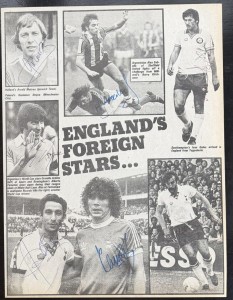 SABELLA TARANTINI VILLA MUHREN KAZ DEYNA signed 1970s ENGLAND photo ARGENTINA for sale on Ebay