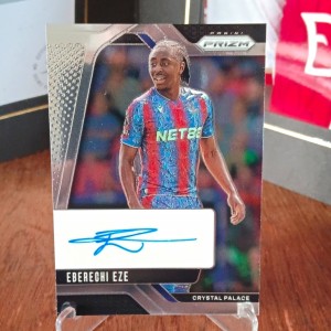 Panini 2024-25 Prizm Premier League Eberechi Eze Auto Crystal Palace & Arsenal for sale on Ebay