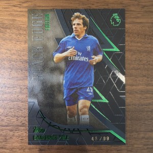 Topps 2026/27 Flagship Premier League Black Edge Gianfranco Zola Chelsea /99 for sale on Ebay