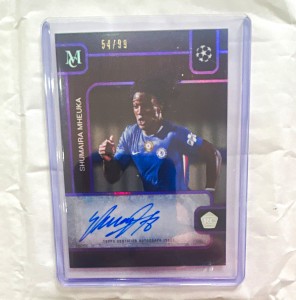  Shumaira Mheuka Chelsea FC Rookie Auto MRA-SM 54/99 Topps Museum 2025/26 for sale on Ebay