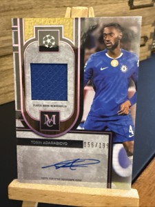 2025/26 Topps Museum Tosin Adarabioyo Auto Relic /199 Chelsea FC 056/199 for sale on Ebay