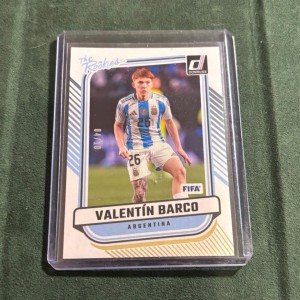 Panini Donruss FIFA 2024-25 The Rookies Valentin Barco Gold /10 Rookie Chelsea for sale on Ebay