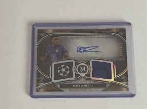 Reece James Topps UEFA UCL Museum Collection Chelsea Patch Auto /250 2021-22 for sale on Ebay