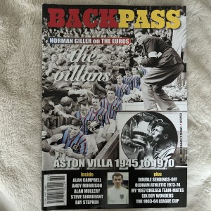 BACKPASS MAGAZINE ISSUE 89 2024  ASTON VILLA 1945-1970 Chelsea Alan Mullery  for sale on Ebay