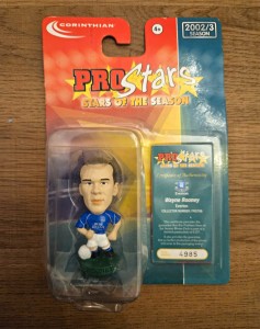 Corinthian ProStars Wayne Rooney Everton PRO798 Stars Of Season 02/03 Sealed for sale on Ebay