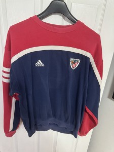 Vintage Mens 2000-01 Athletic Club Bilbao adidas Training Sweatshirt Size Large for sale on Ebay