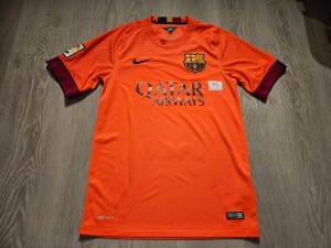 Mens Nike Barcelona Away football shirt 2014 - 2015 Size S for sale on Ebay