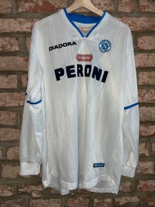 Napoli Calcio 2001/02  Away Diadora Football Shirt men XL Long sleeve for sale on Ebay