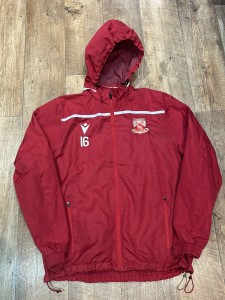 Morecambe FC 2020/21 Player Issue Training Track Football Jacket Match Worn 2021 for sale on Ebay