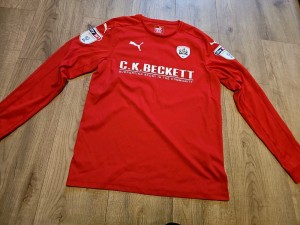 barnsley football shirt Size M for sale on Ebay