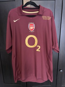 Original Nike Arsenal 2005/2006 Highbury Home Shirt Mens XL for sale on Ebay