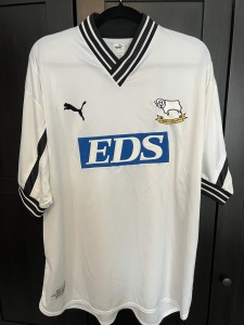 Derby County FC 1999 2001 EDS Puma home shirt jersey vintage Mens Large for sale on Ebay