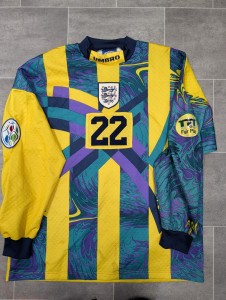 Rare Match Issue England Euro 96 1996 GK Shirt #22 Walker XXL UMBRO for sale on Ebay