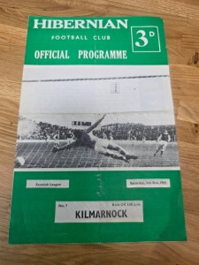 HIBERNIAN v KILMARNOCK Oct 1964 ( CHAMPIONSHIP SEASON ) for sale on Ebay