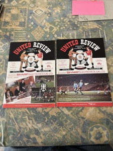 1986/87 Manchester United v Coventry FA Cup, Nottingham Forest for sale on Ebay