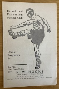 Harwich & Parkeston v Peterborough United Reserves 26th October 1957 for sale on Ebay