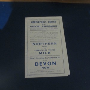 Hartlepools v Bradford City Div 3 North 1948/9 for sale on Ebay