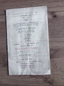 1967 LLANELLI V NEWPORT COUNTY WELSH CUP 5th Rd FOOTBALL PROGRAMME CYMRU for sale on Ebay