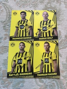 Borussia Dortmund Hand Signed Player Photos Bundle Of 4 for sale on Ebay