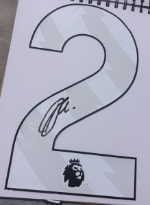 Pep chavarria hand signed number 2 for sale on Ebay