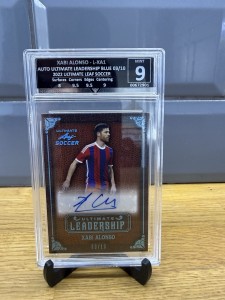 Xabi Alonso Auto Ultimate Leadership /10 2022 GRADED - RARE Chelsea , Liverpool for sale on Ebay