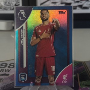 Topps Premier League 2025/26 Cody Gakpo Liverpool FC #175 Parallel 085/150 for sale on Ebay