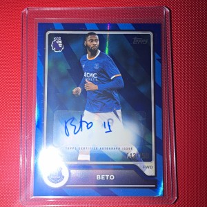 Topps Flagship Premier League 2026/27 Beto Everton BA-BE Auto Parallel 143/150 for sale on Ebay
