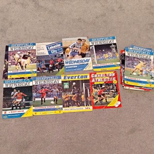 Job Lot 25 Vintage 1980s Football Programmes Everton Aston Villa Tottenham SWFC for sale on Ebay