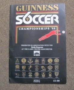 GUINNESS SOCCER 6 @ G-MEX MANCHESTER 1988 - Villa Spurs Everton Man City Norwich for sale on Ebay