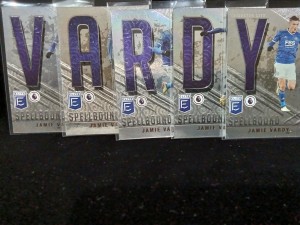 Panini Donruss Elite Football Cards Spellbound Vardy Complete Leicester City for sale on Ebay