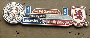 Leicester City - Middlesbrough for sale on Ebay