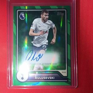 Topps Premier League Autographs Dejan Kulusevski Tottenham Hotspur AC-DK Auto for sale on Ebay