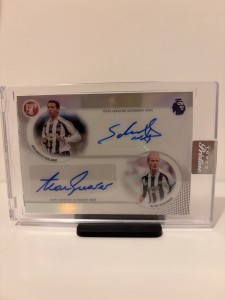 Topps Pristine Premier League 2026 Alan Shearer & Solano Dual Auto Newcastle Utd for sale on Ebay