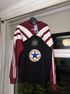 Newcastle United Adidas Originals 95/96 Sweatshirt  - Size Large for sale on Ebay