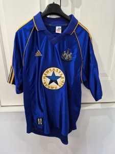 Original Adidas Newcastle United 1998/1999 Away Shirt Mens Large L for sale on Ebay