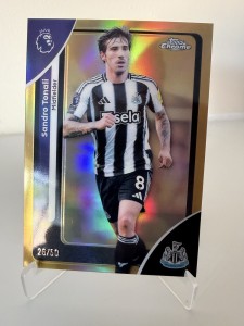 2026 Topps Premier Chrome Sandro Tonali /50 Newcastle FC for sale on Ebay