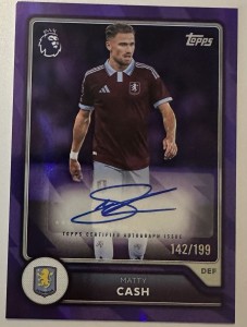 Topps Flagship Matty Cash Auto /199 Aston Villa for sale on Ebay