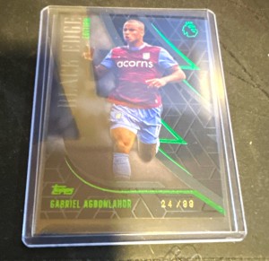 Topps Match Attax Gabriel Agbonlahor Aston Villa Premier League 24/99 Parallel for sale on Ebay