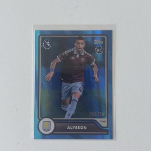 Alysson Rc /150 Blue Topps Premier League 2026-27 Aston Villa for sale on Ebay