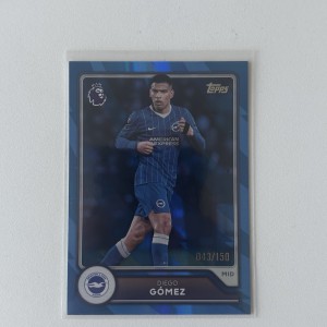 Diego Gomez /150 Blue Topps Premier League 2026-27 Brighton Colour Match for sale on Ebay