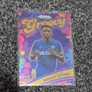 Panini Premier League Prizm 2023-24 Nicolas Jackson Groovy SSP Case Hit Chelsea for sale on Ebay