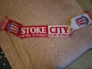 Stoke City Football Scarf for sale on Ebay