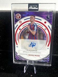 Adam Wharton Topps Pristine Premier League Auto Purple /99 Crystal Palace 2026 for sale on Ebay