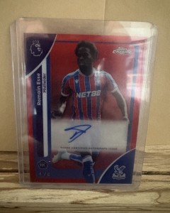 Romaine Esse Auto /5 Crystal Palace 2026 Topps Chrome Premier League for sale on Ebay