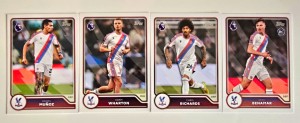 Topps Premier League 2026-27 Crystal Palace 4-Card Rookie Lot Muñoz Wharton for sale on Ebay