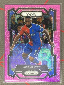 2023-24 Panini Prizm Premier League Jordan Ayew Pink Mojo /11 Crystal Palace for sale on Ebay