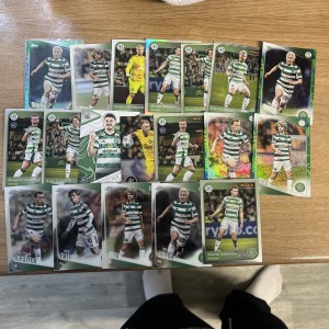 Celtic card bundle x19 loads of big names and rare inserts for Celtic  for sale on Ebay