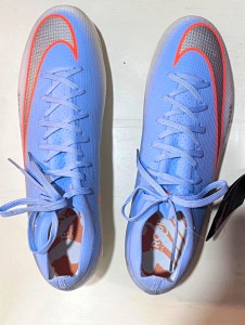 Nike Mercurial Vapor 14 Academy Football Boots UK 8 Blue/Grey/Orange Studs for sale on Ebay